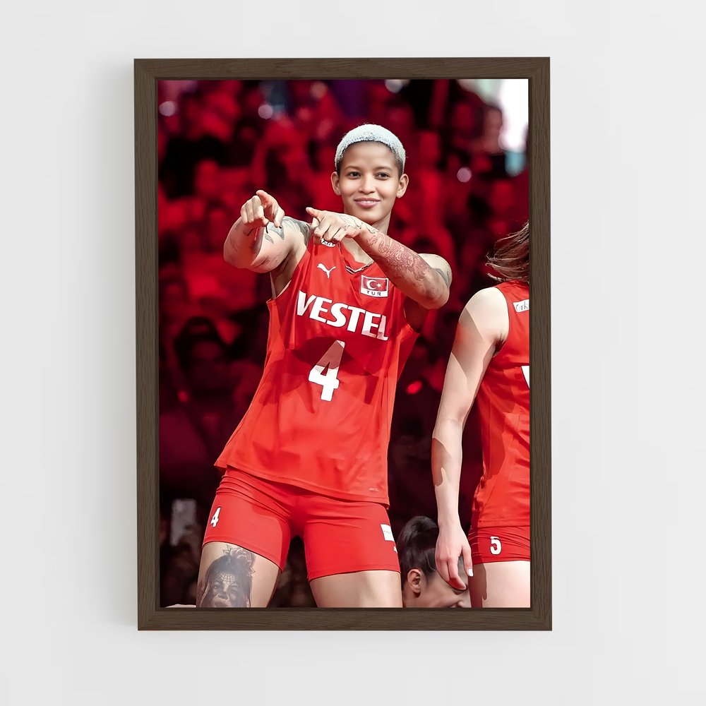 Poster Melissa vargas – affiche Volleyball (vue 5)